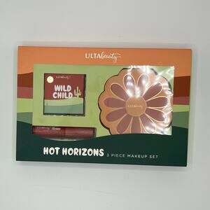 Ulta Beauty Hot Horizons eyeshadow palette makeup and ECO Tools set